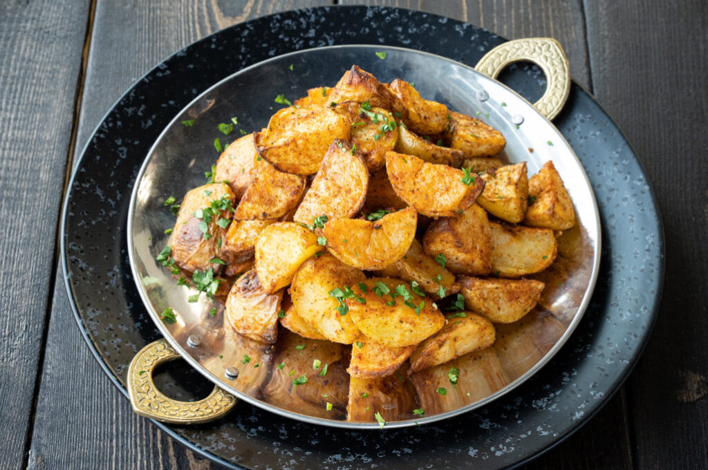 Gutbürgerliche Küche in Hamburg. Bratkartoffeln.