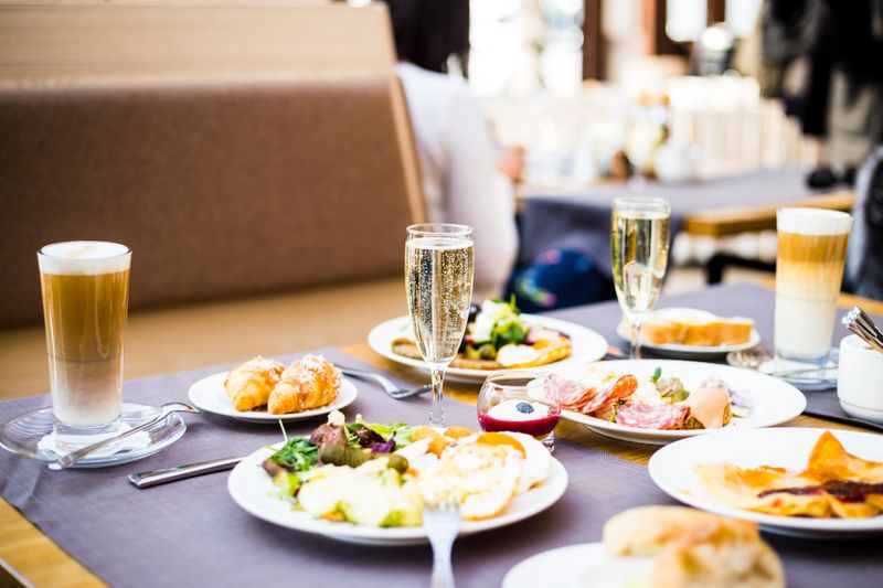 Brunch in Wandsbek: Frühstückstisch