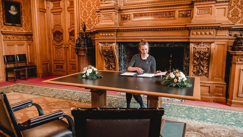 Trauung im Hamburger Rathaus