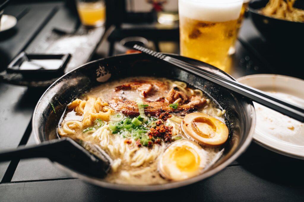 Ramen in Hamburg, Schüssel mit Ramen