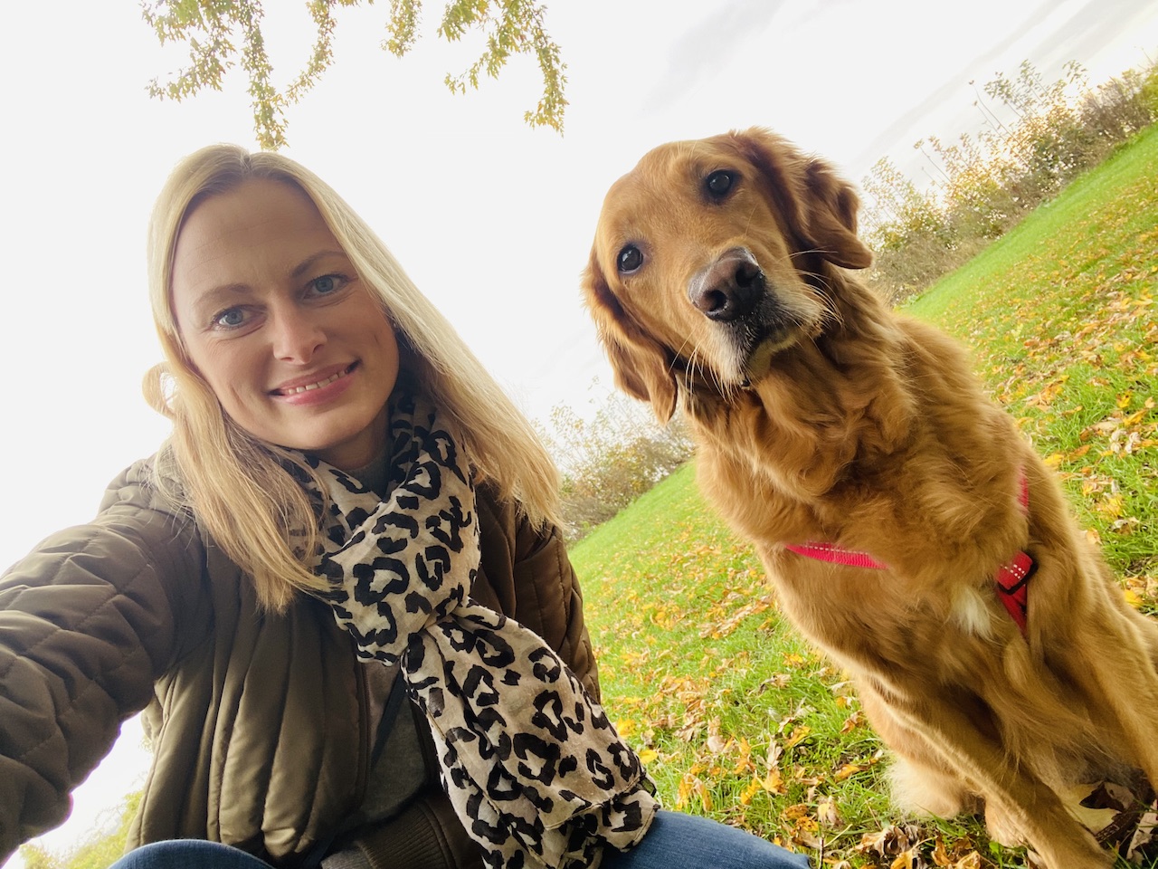 Stefanie Möhring und ihre Hündin Marie