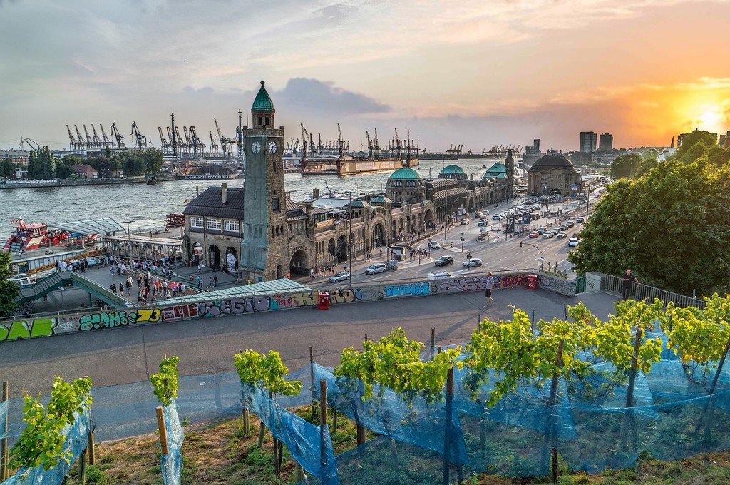 Hamburg St. Pauli: Landungsbrücken