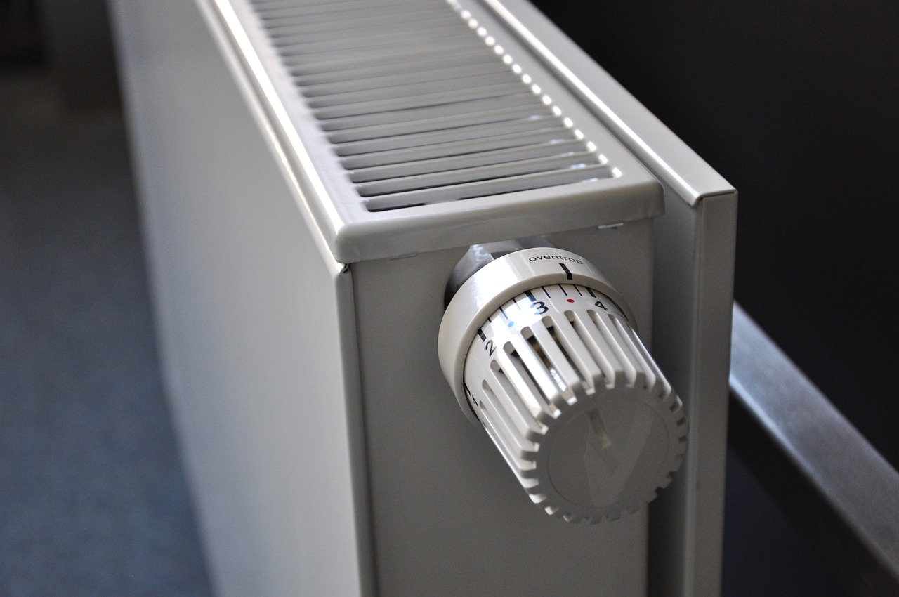 Heizkosten sparen: Heizkörper mit Thermostat