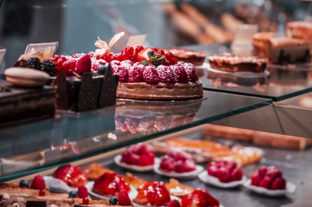 Kuchen in Hamburg, Bild von Kuchentheke