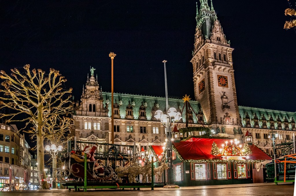 Weihnachtsmarkt in Hamburg: Rathausmarkt