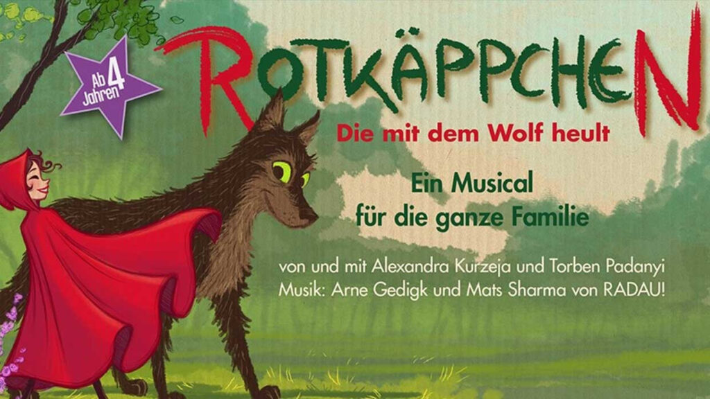 HaspaJoker Highlights November: Rotkäppchen - die mit dem Wolf heult in der Komödie Winterhuder Fährhaus