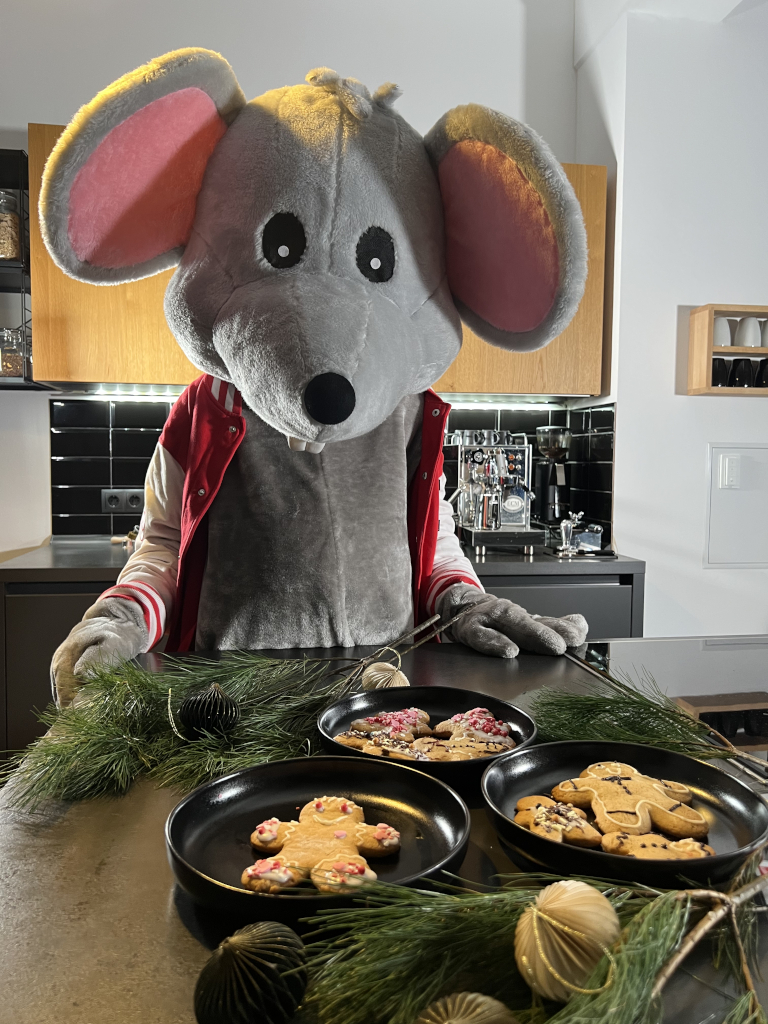 Einfache Rezepte zu Weihnachten backen: Manni die Maus 