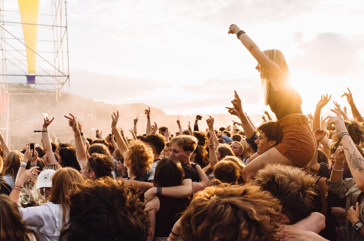 Festivals in Hamburg, Menge auf einem Konzert
