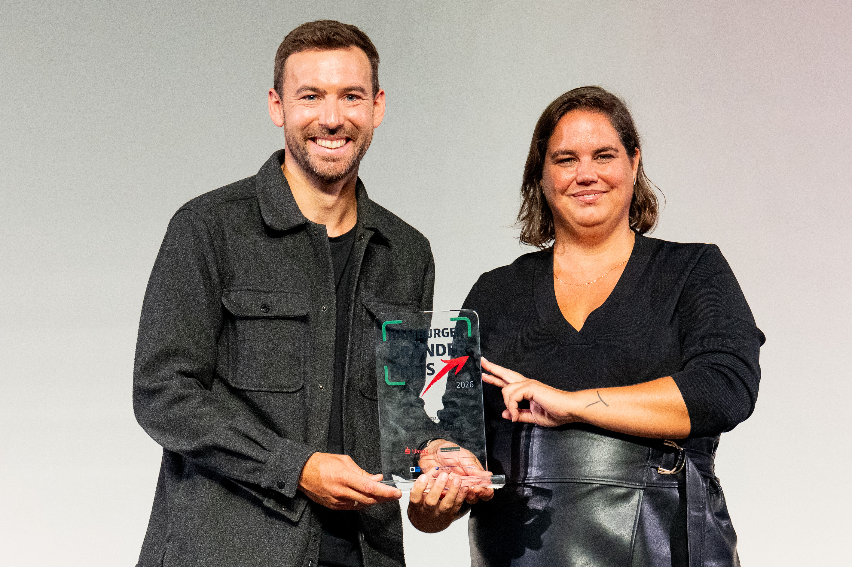 Hamburger Gründerpreis: Den Preis in der Kategorie Existenzgründer bekamen Katlijne Bekers und Jonathan Roberz
